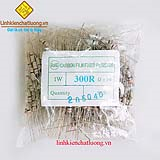 Điện trở vạch 1W 300R 5% (túi 500c)