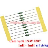 Cuộn cảm vạch 1/4W 0307 từ 1uH đến 1mH (10 chiếc)