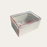 Hộp nhựa 200x150x100mm chống ẩm nắp trong suốt