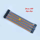 Cáp 7 màu 20cm 40P đực-đực (40 sợi) - túi 10 tấm