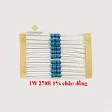 Điện trở vạch 1W 270R 1% chân đồng (10c)