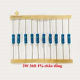 Điện trở vạch 2W 36R 1% chân đồng (10c)