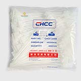 Dây thít nhựa 20cm 4x200 màu trắng có bảng ghi chú (túi 250c)