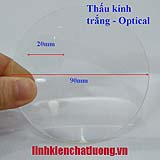 Thấu kính Zoom 20X 90mm dùng cho kính lúp LT-86 (thấu kính trắng - Optical)