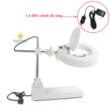 Kính lúp để bàn LT-86B 10X đèn LED thấu tiêu chuẩn có điều chỉnh độ sáng