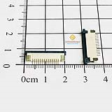 Socket FPC 14P 1.0mm khóa kéo, tiếp điểm dưới