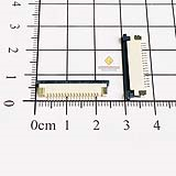 Socket FPC 18P 1.0mm khóa kéo, tiếp điểm dưới