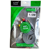 Dây audio 3.5mm ra 3 hoa sen dài 1.5m loại tốt (3.5mm-3RCA)