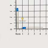 LED 3mm xanh dương chân dài 27mm (10c)