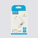 Củ sạc nhanh BESTON CHAC07 PD25W 2 ngõ ra USB và Type-C