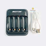 Bộ sạc PIN BESTON M7032 dùng cho 4 pin AA, AAA 1.5V