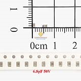 Tụ dán 0805 6.8pF 50V 5% (10c)