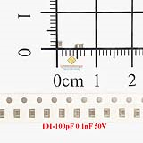 Tụ dán 0805 101-100pF 0.1nF 50V 5% (10c)