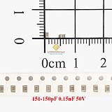 Tụ dán 0805 151-150pF 0.15nF 50V (10c)