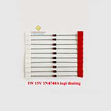 Diode zener 1W 15V 1N4744A loại thường (dây 500c)