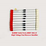 R4000F R4KF 0.2A 4000V DO-15 High Voltage Fast Recover Rectifier