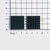 Tản nhiệt nhôm CPU 25x25x5mm đen