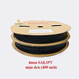 Nguyên cuộn ống gen co nhiệt 4mm SALIPT màu đen (400 mét)